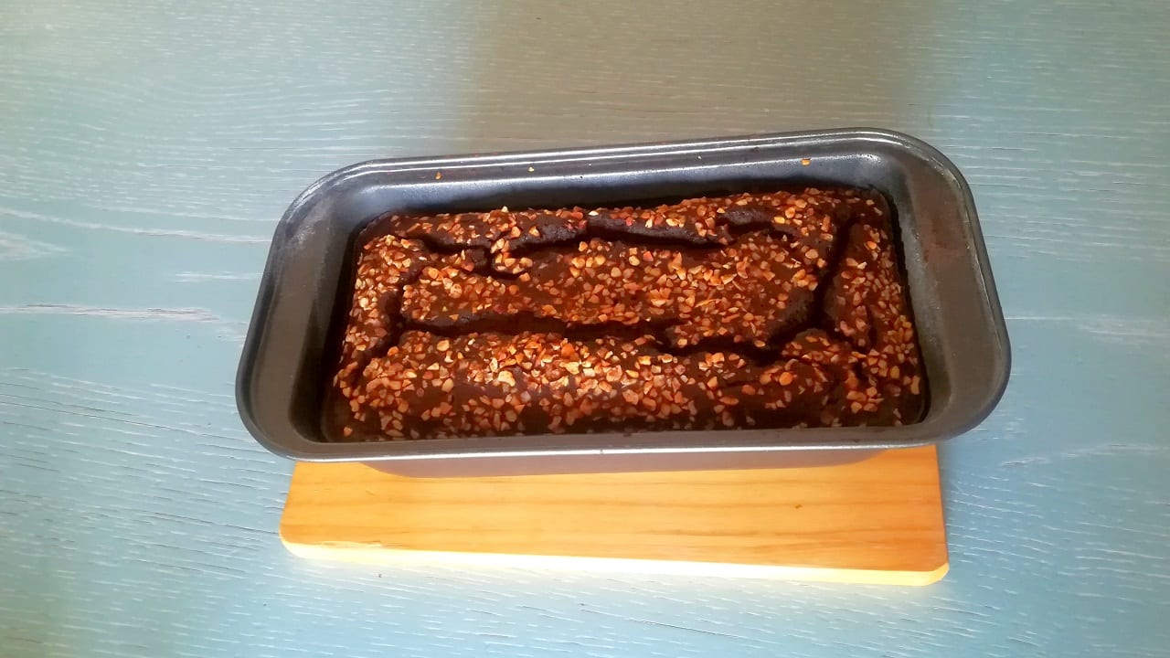 Banana bread al cacao senza glutine e lievito 3