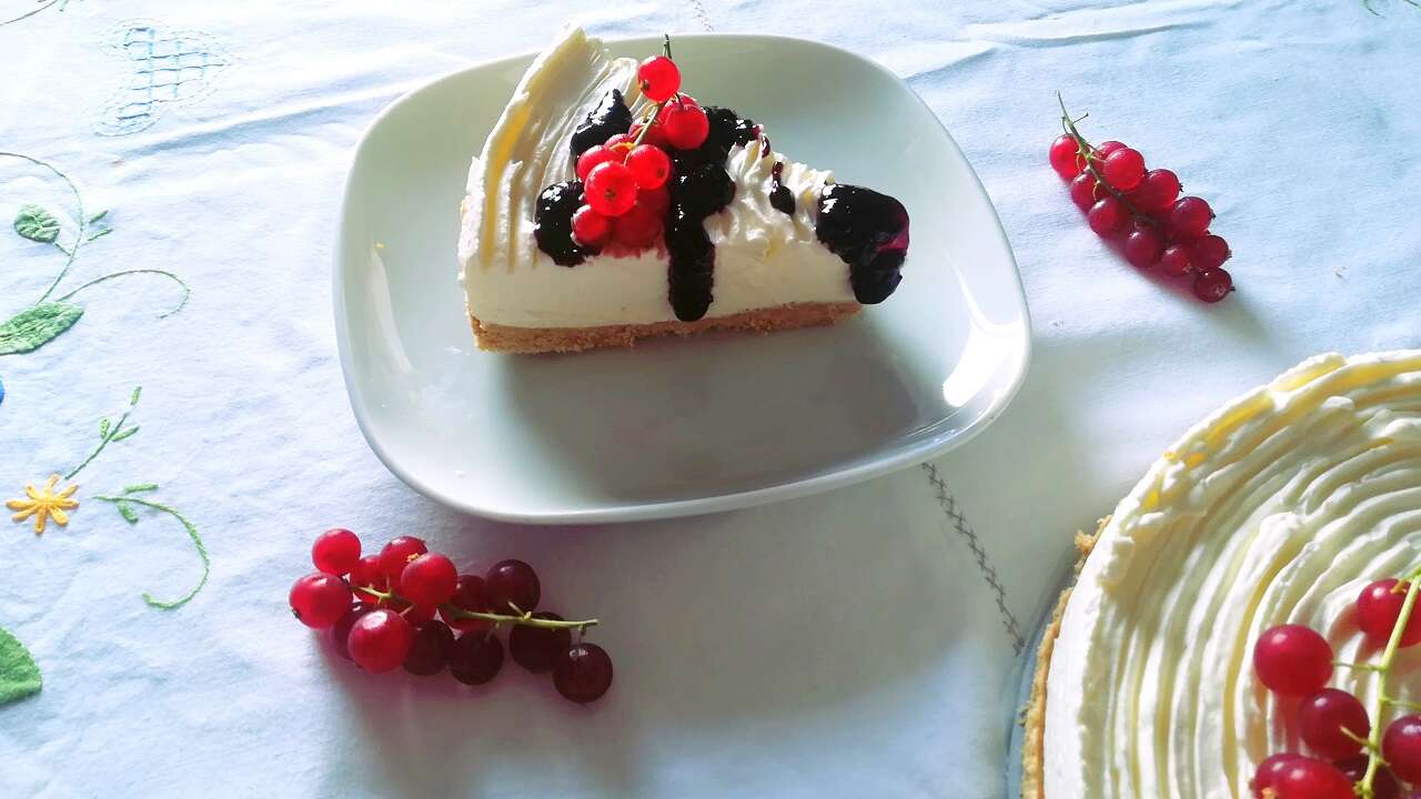 Cheesecake classica senza cottura Bimby 5