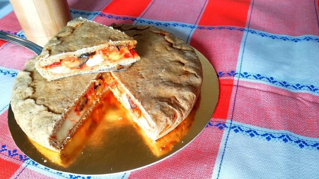 Focaccia istantanea alla parmigiana