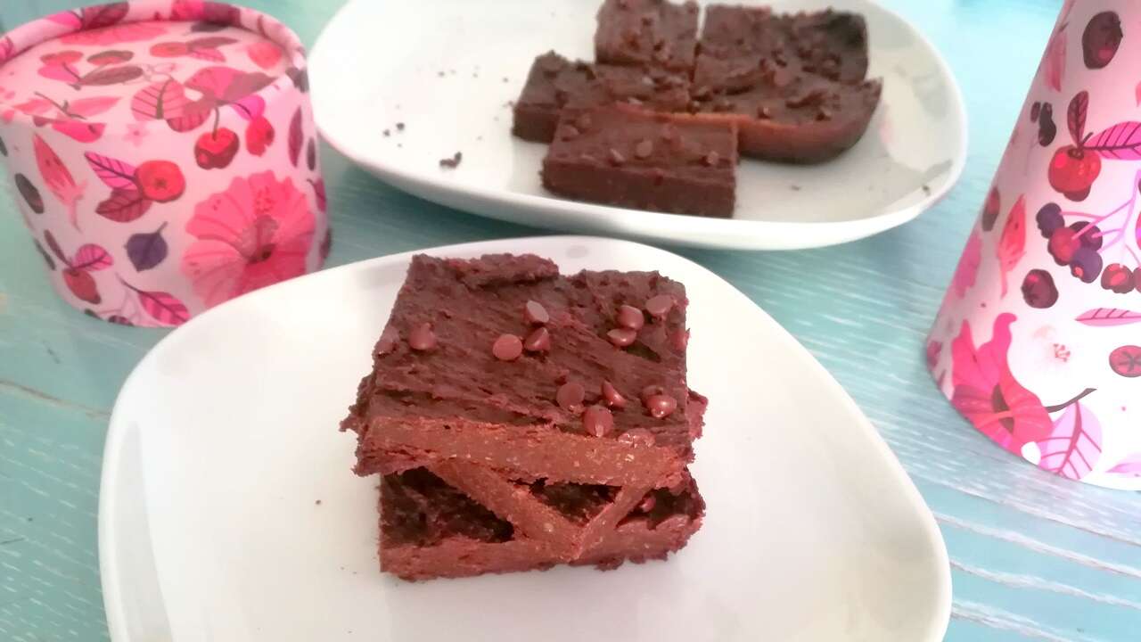 Brownies fit proteici vegan 4