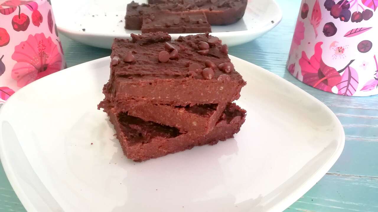 Brownies fit proteici vegan