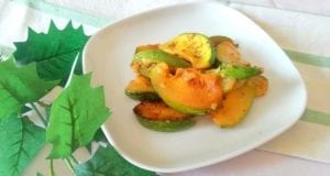 Zucchine tonde aromatizzate, semplici e veloci Zucchine tonde aromatizzate