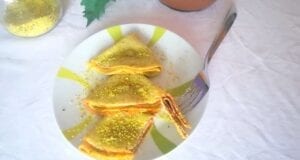 Crepes di pistacchio con nutella, gluten free: con e senza Bimby Crepes al pistacchio con nutella