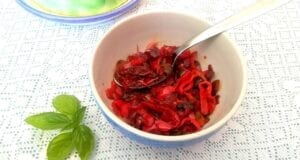 Peperoni con olive Bimby: ricetta super facile peperoni con olive Bimby