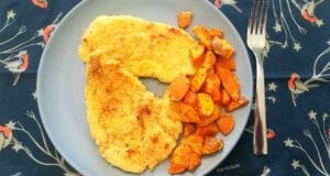 Cotolette di pollo al curry light, cotte al forno Cotolette di pollo al curry