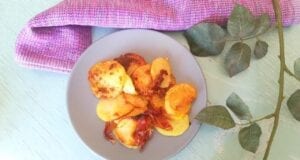 Chips di patate al forno con speck, patatine alternative Chips di patate al forno con speck