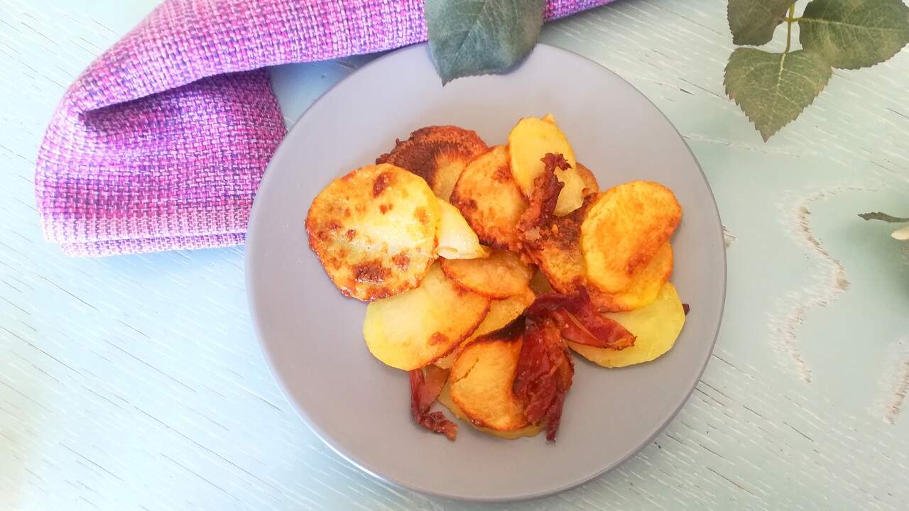 Chips di patate al forno con speck 4