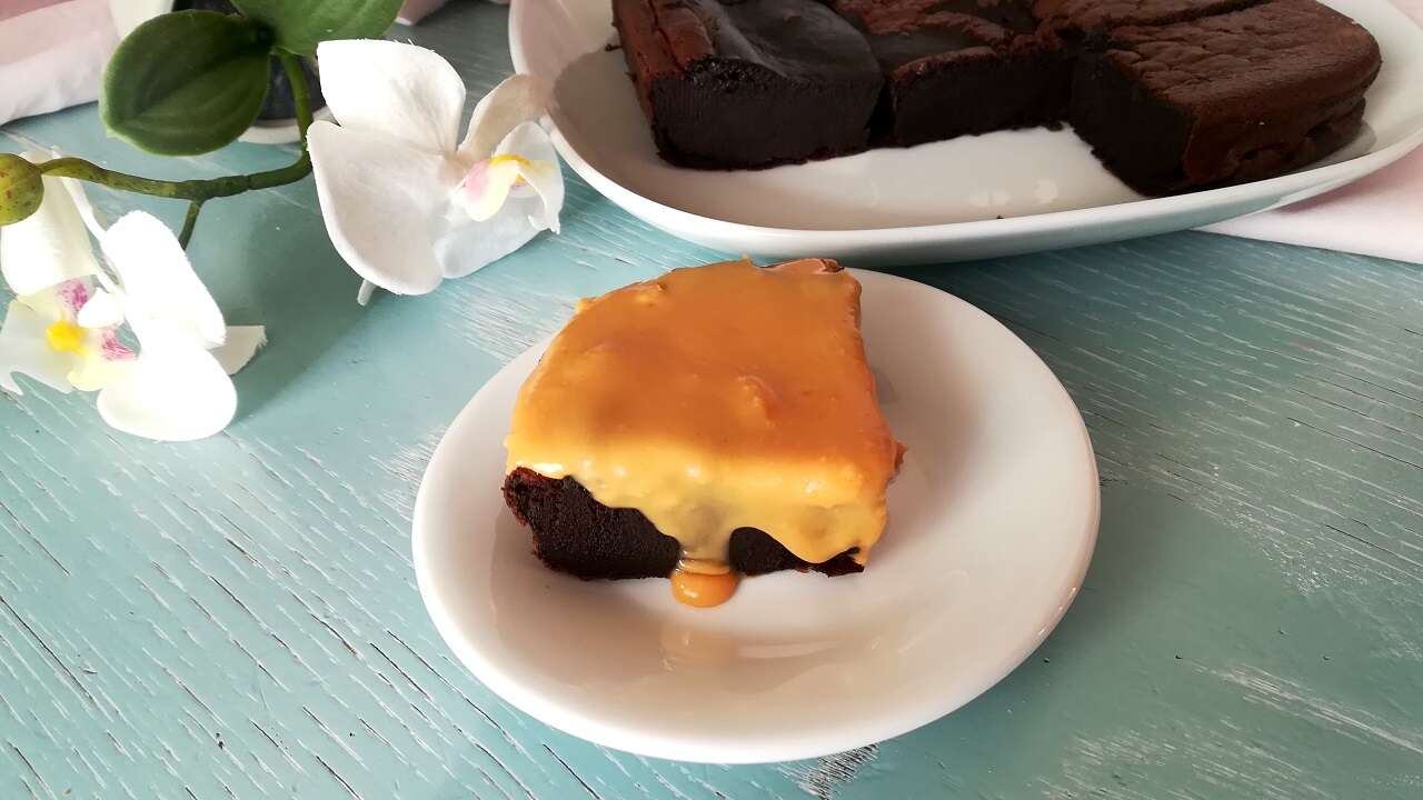 Torta cremosa al latte e cacao 3