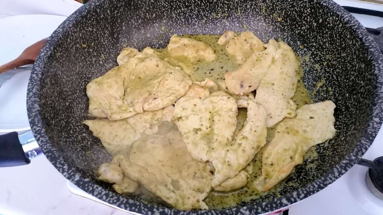 Petto di pollo al pesto 3