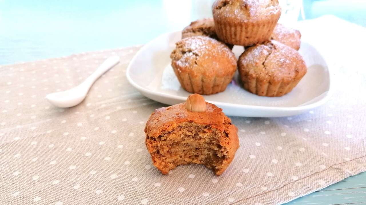 Muffin alle mandorle vegani e integrali 6