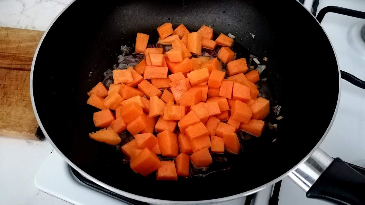 Pasta zucca e ricotta 1