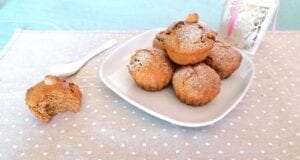 Muffin alle mandorle vegani e integrali, Bimby e tradizionali Muffin alle mandorle vegani e integrali