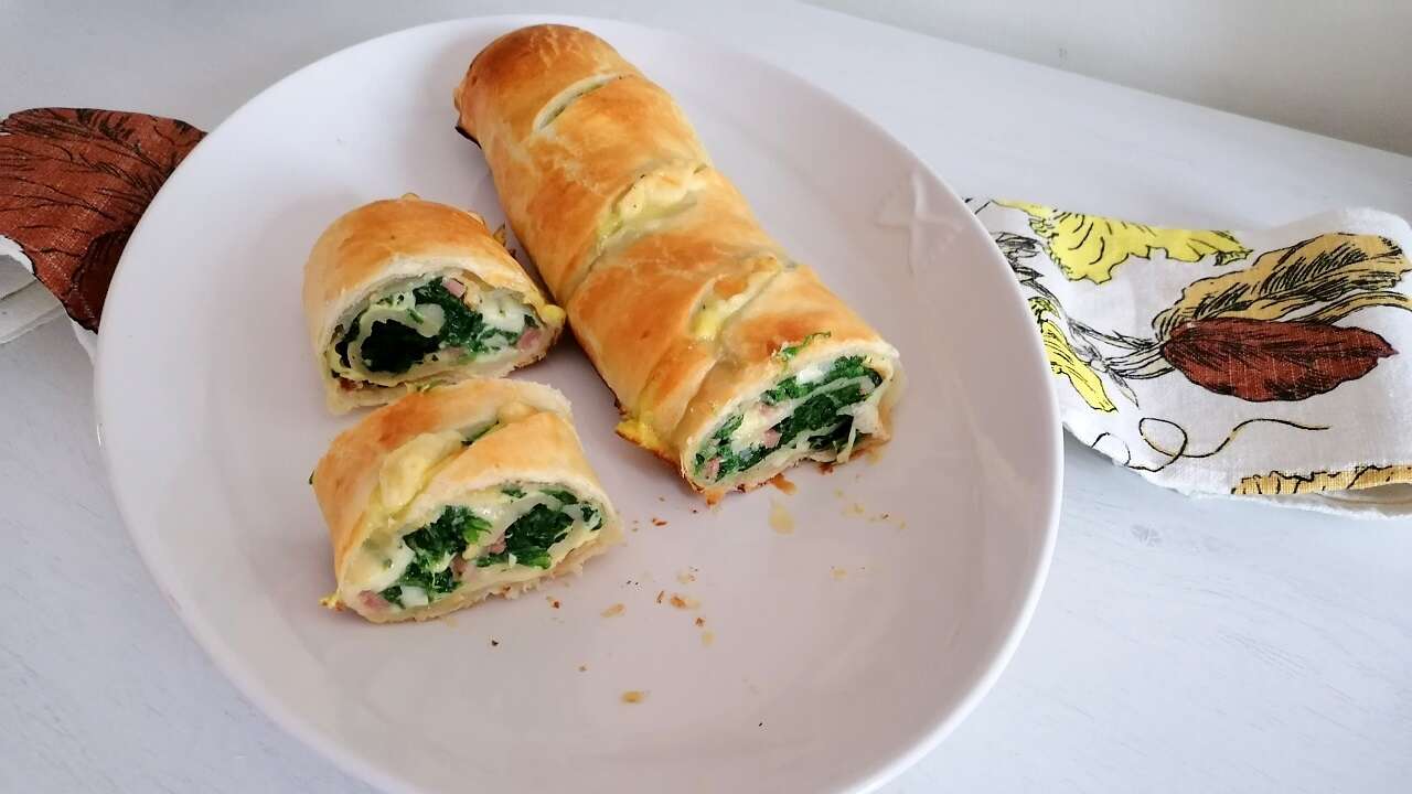 Rotolo di sfoglia spinaci 5