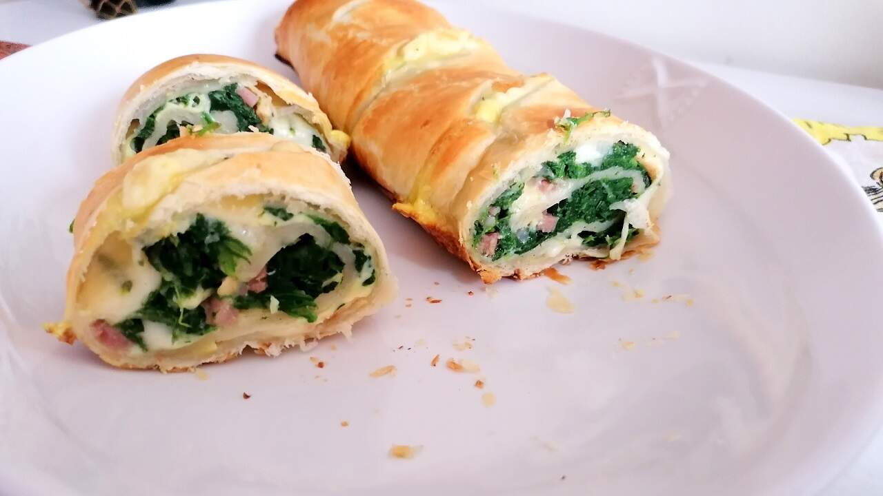 Rotolo di sfoglia spinaci 6