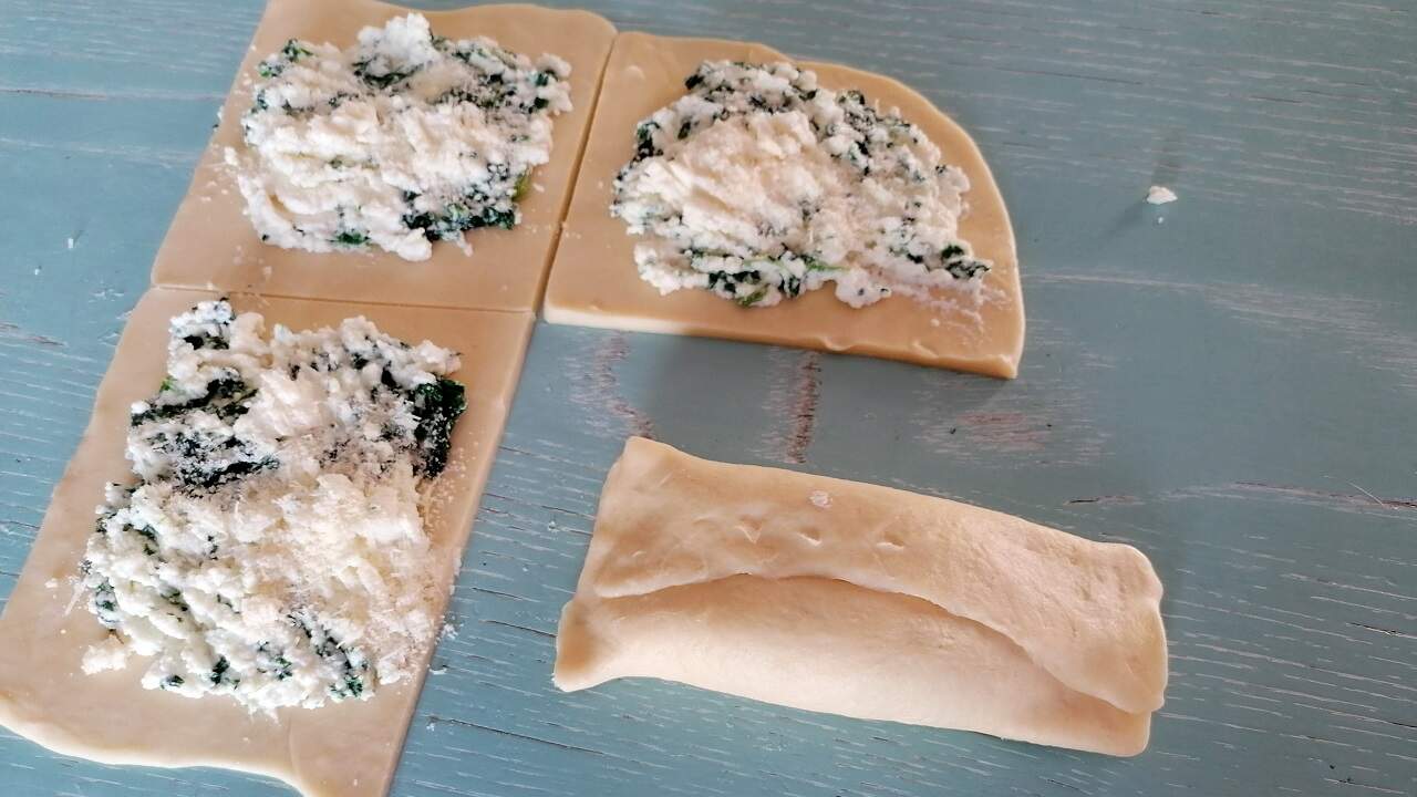 Fagottini di ricotta e spinaci 2