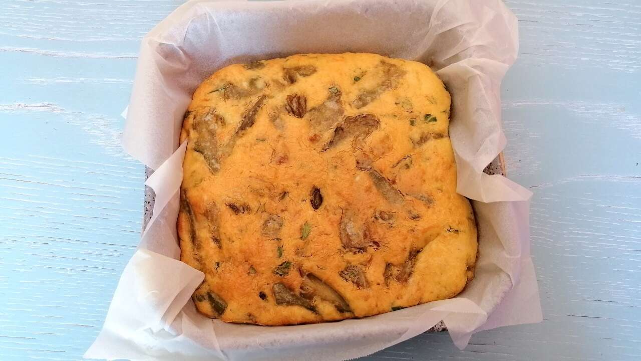 Frittata di carciofi 3