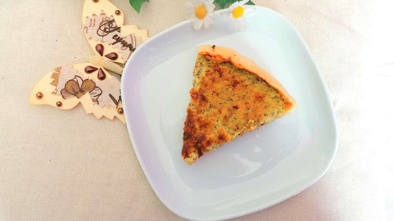 Torta salata con crema di zucchine 3