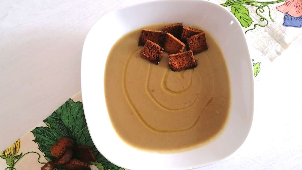 Crema vellutata di zucchine e funghi 3