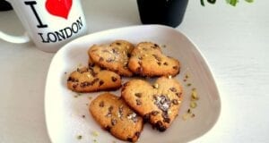 Biscotti al pistacchio Bimby, con gocce di cioccolato Biscotti al pistacchio