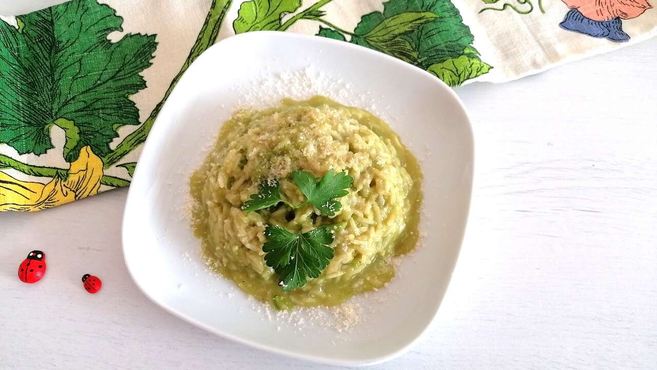 Riso cremoso agli asparagi 3