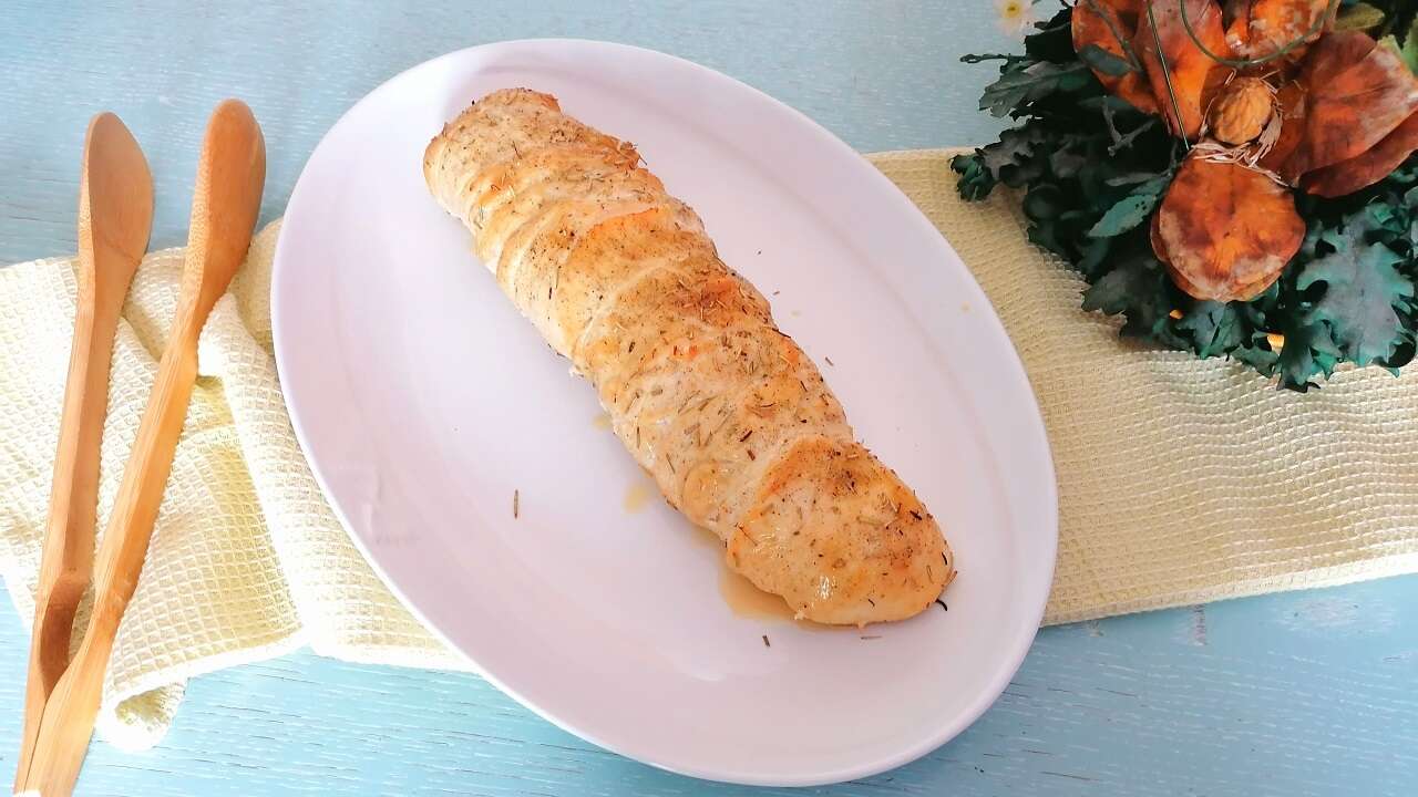 Rotolo di pollo farcito 5