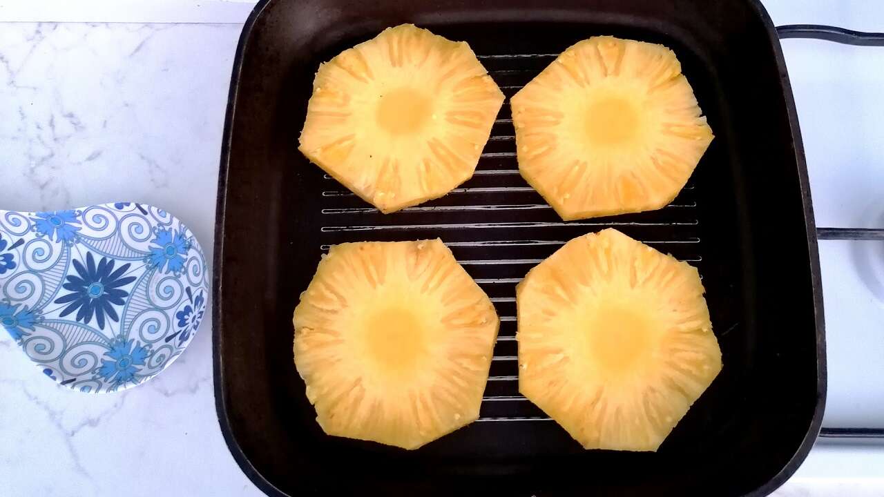 Ananas alla piastra 1