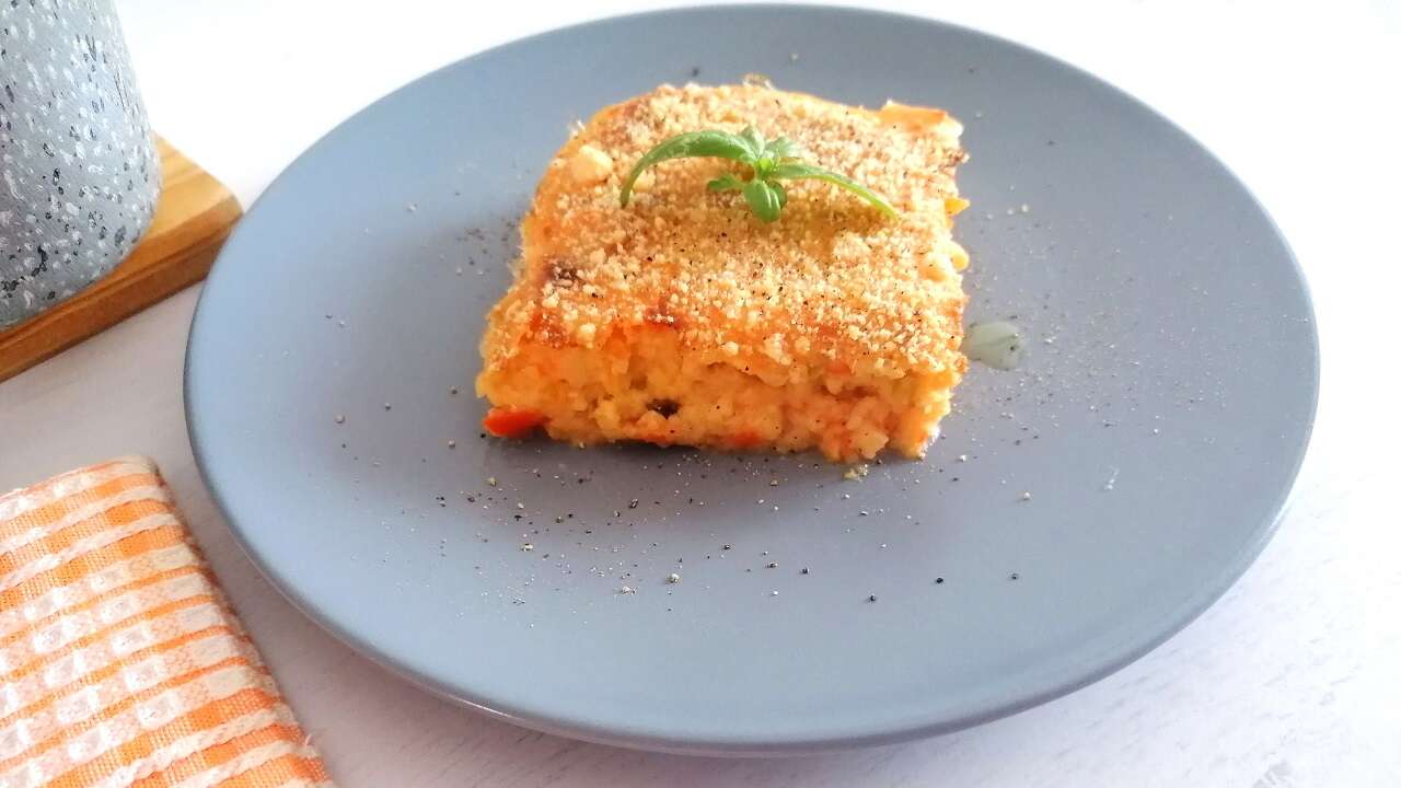 Tortino di peperoni e patate 6