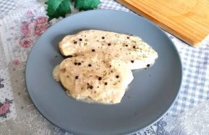 Scaloppine al latte con petto di pollo