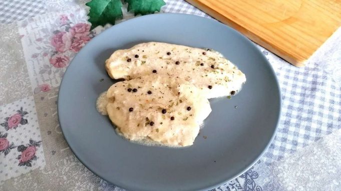 Scaloppine al latte con petto di pollo