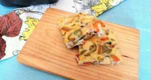 Frittata di peperoni al forno, come secondo o antipasto Frittata di peperoni al forno