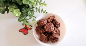 Biscotti proteici morbidi al cacao, facili, senza zuccheri aggiunti Biscotti proteici morbidi al cacao