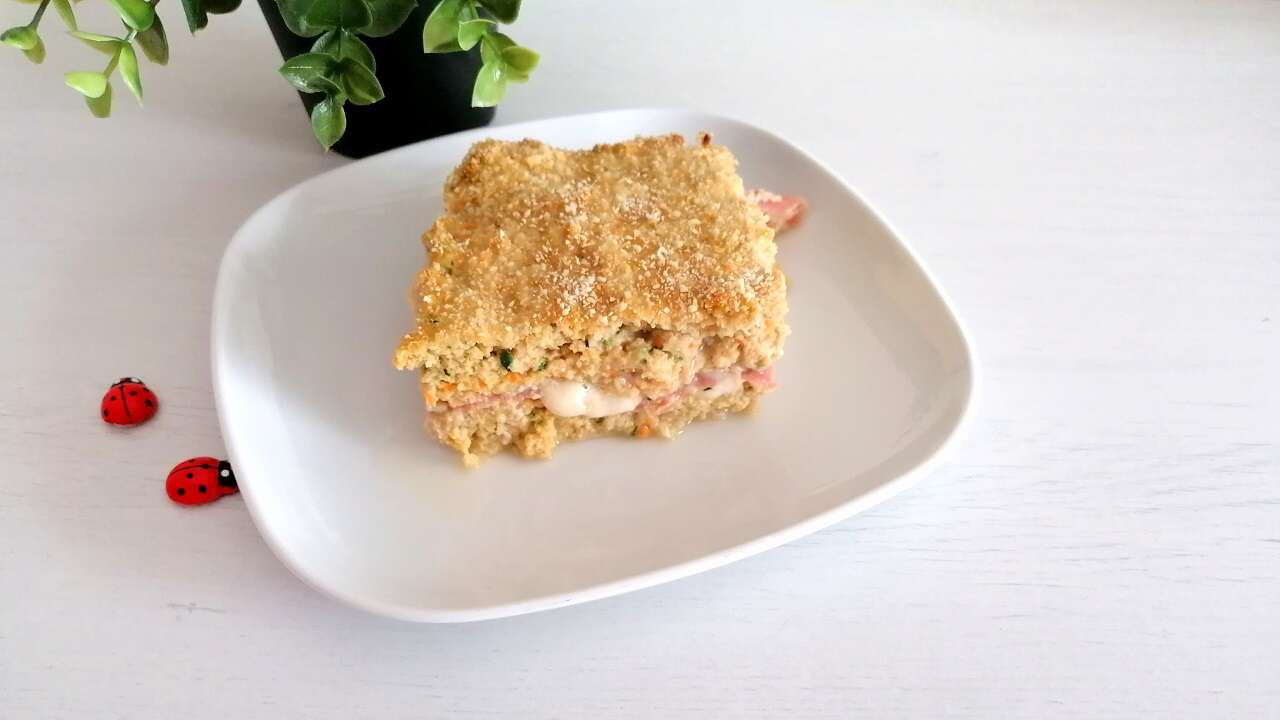 Sformato di macinato, carote e zucchine al forno Bimby 5