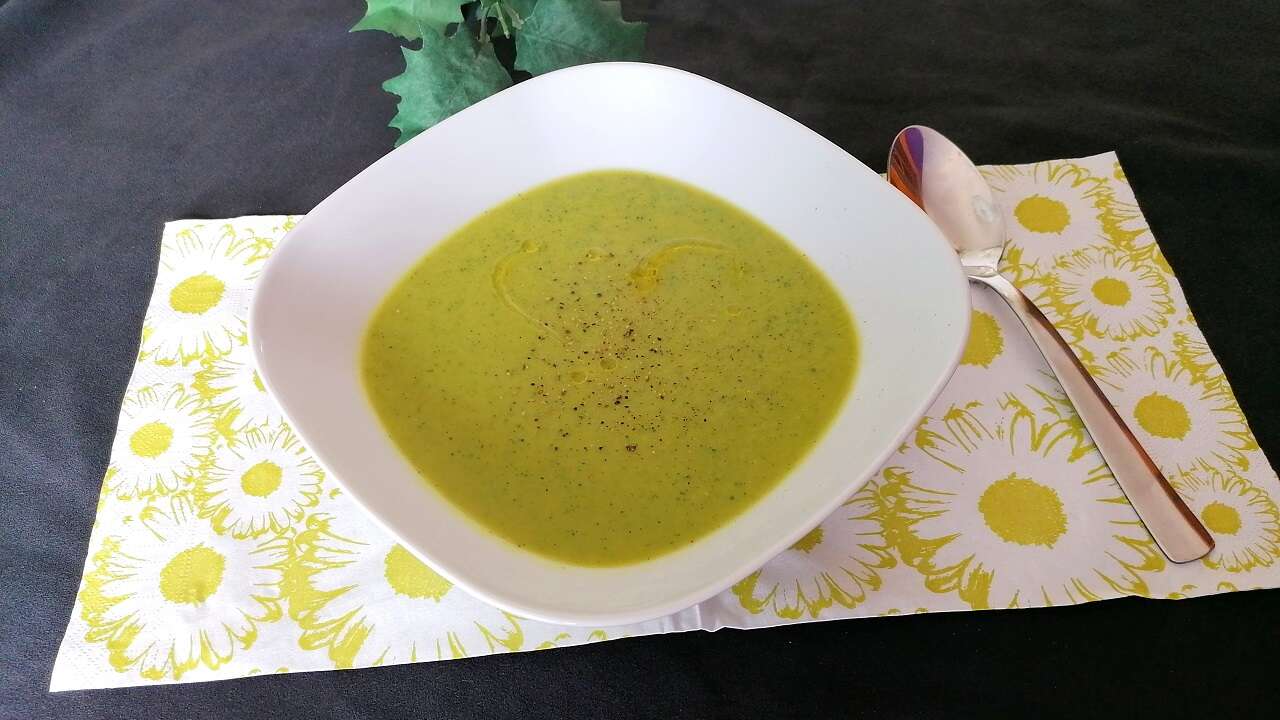 Crema vellutata di broccoli e zucchine Bimby: detox 3