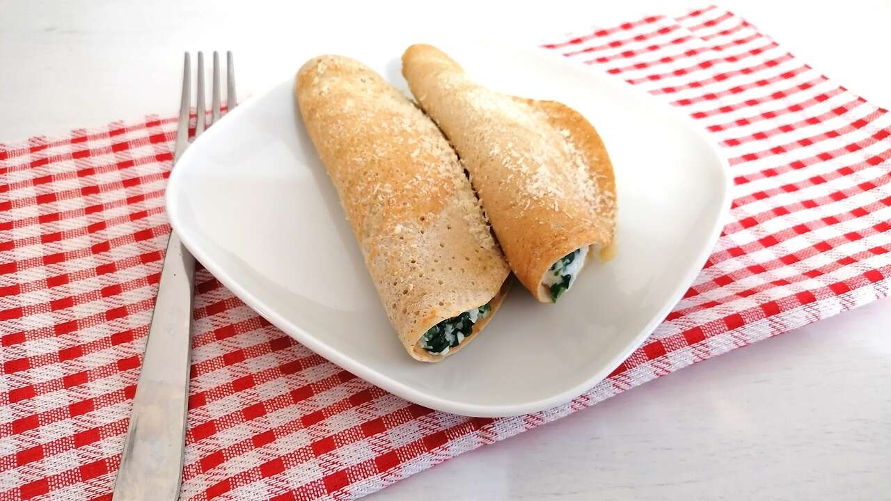 Crepes salate ricotta e spinaci, facili facili 4