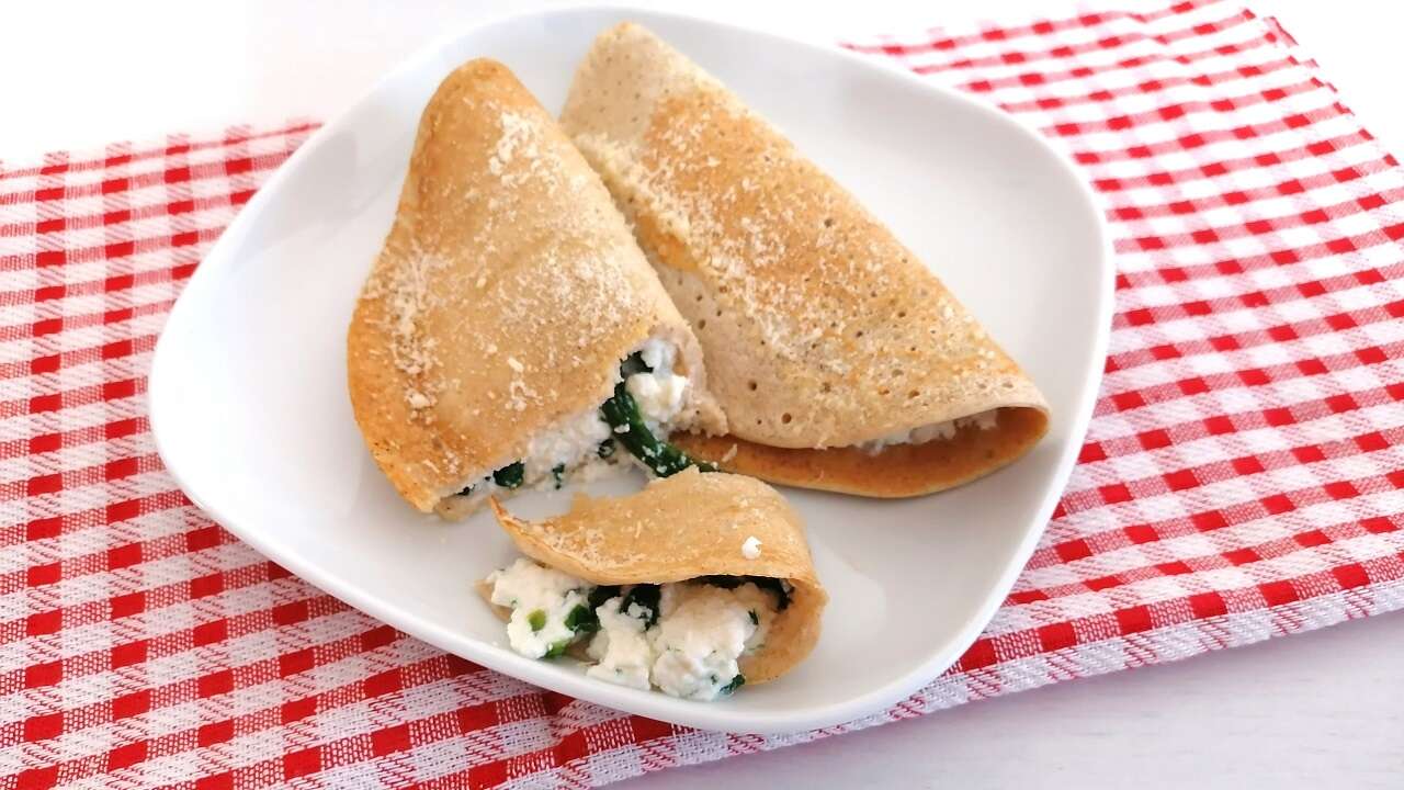 Crepes salate ricotta e spinaci, facili facili 5