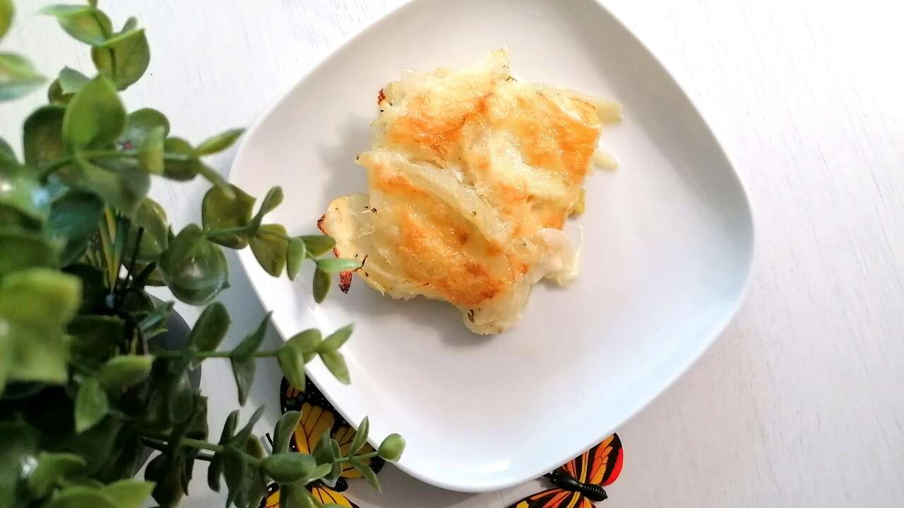 Finocchi al formaggio, con cottura al forno 5