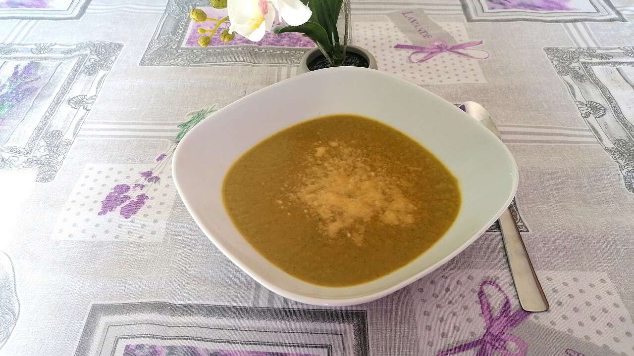 Crema vellutata di broccoli e carote Bimby 2