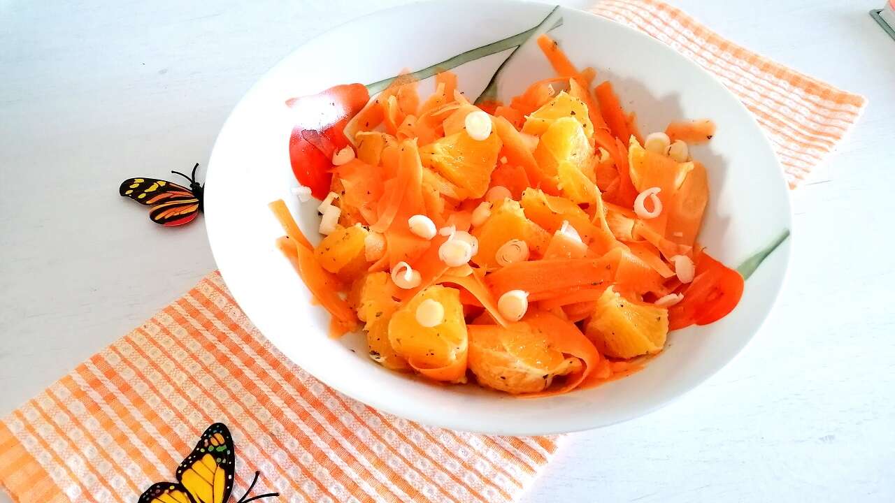 Insalata di carote e arance, con possibili varianti 3