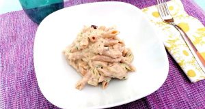 Pasta cremosa con tonno e zucchine Pasta con cremosa con tonno e zucchine