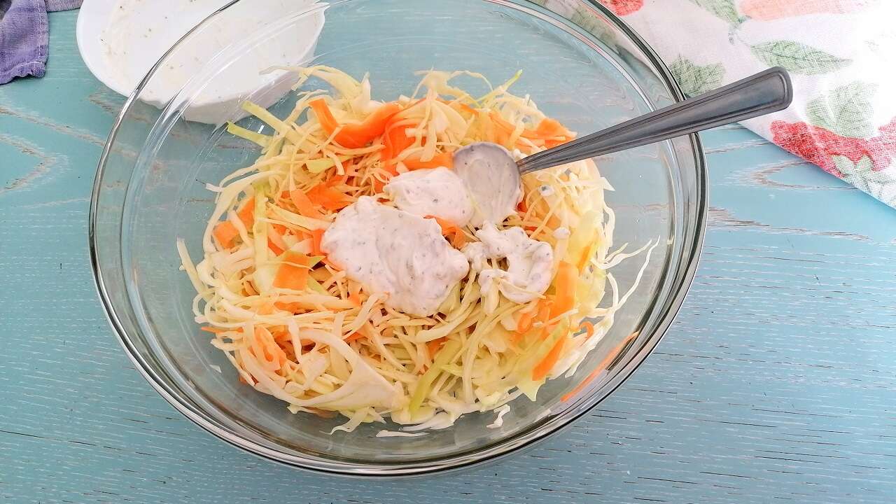Insalata di cavolo e carote light (Coleslaw) 2