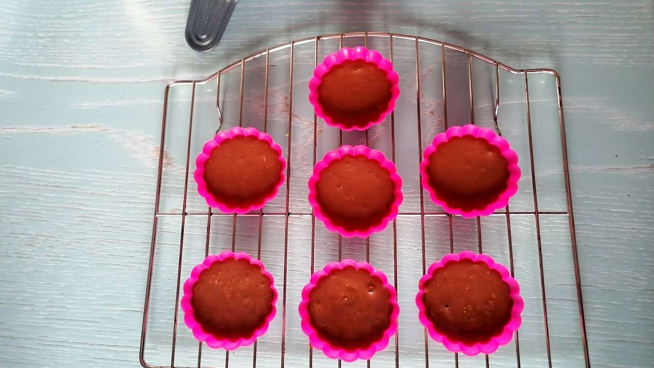 Muffin fit e proteici avena e cacao, in casa con Bimby 2