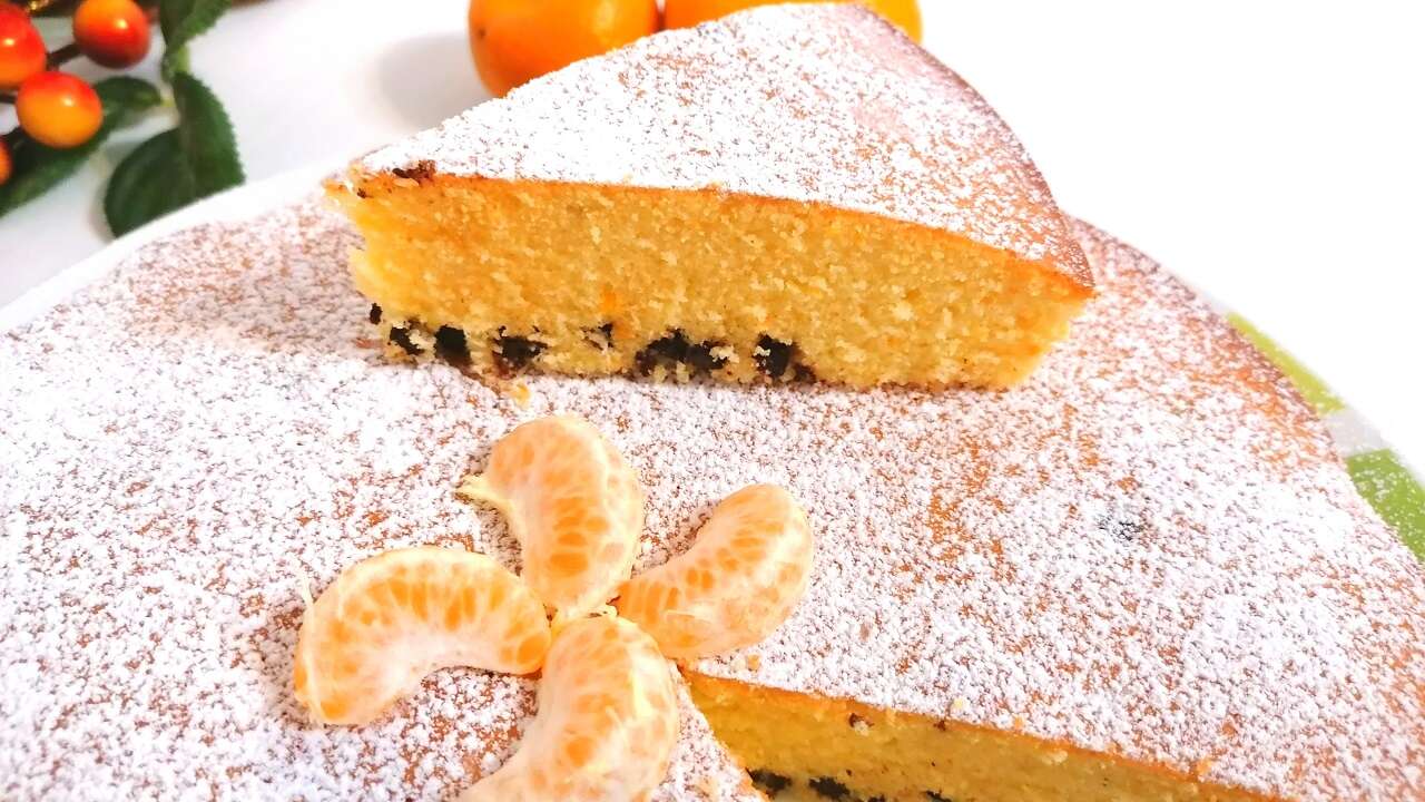 Torta fit e proteica al mandarino senza glutine, anche Bimby 5