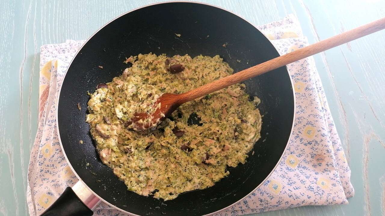 Pasta con broccoli, tonno e philadelphia 2
