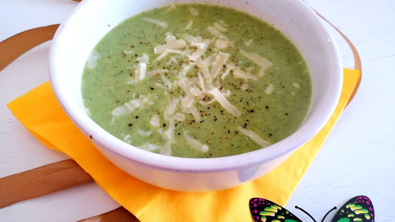 Crema light di rucola, funghi e zucchine Bimby 3