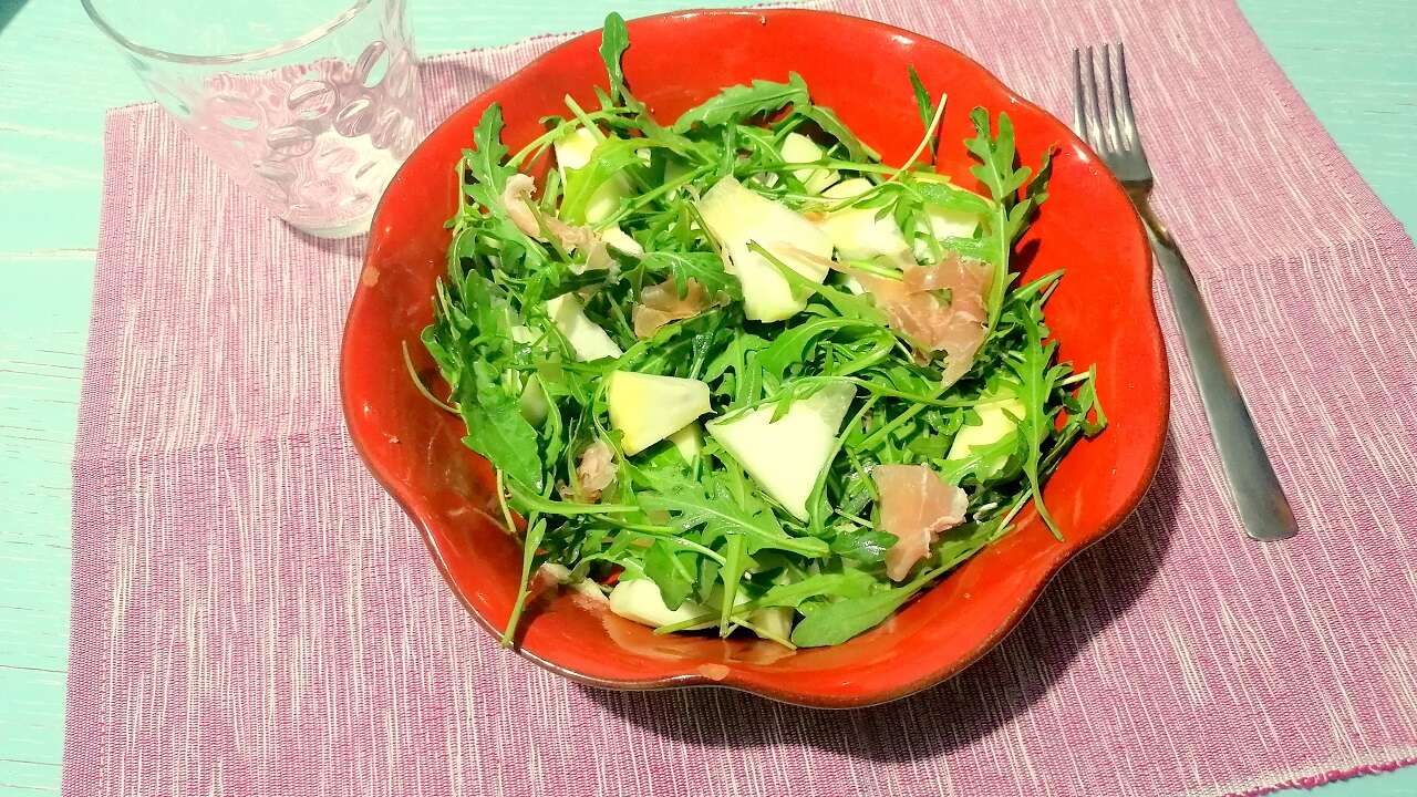 Insalata con cedro e prosciutto crudo 1