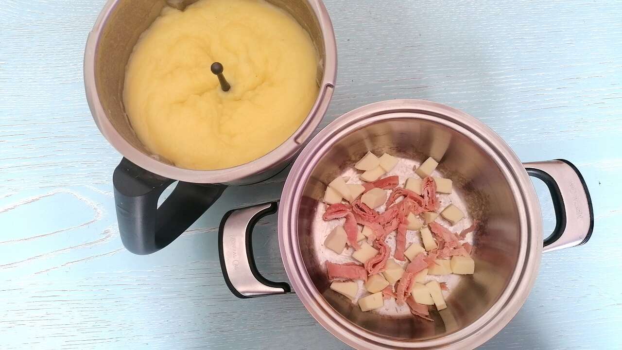 Purè Bimby al prosciutto e formaggio 1