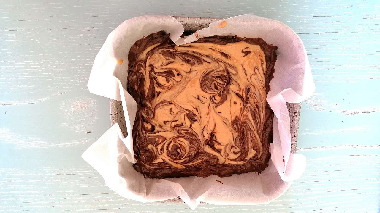 Brownies marmorizzati fit e proteici 2