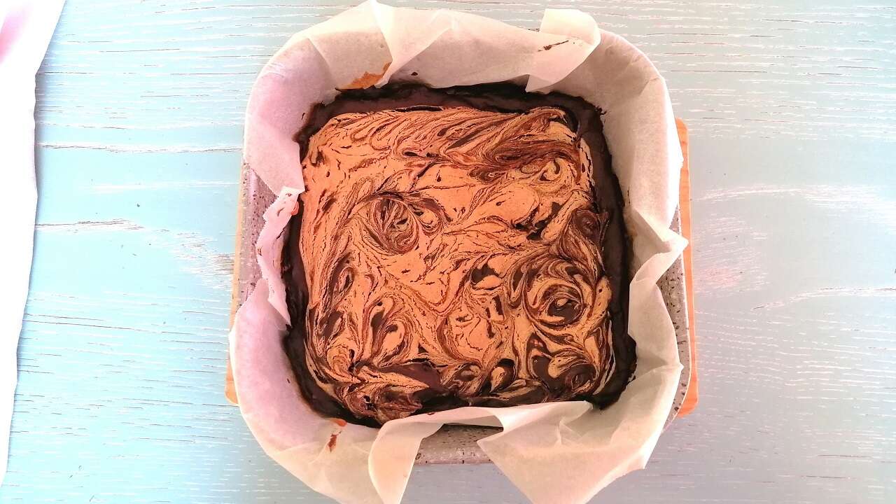 Brownies marmorizzati fit e proteici 3