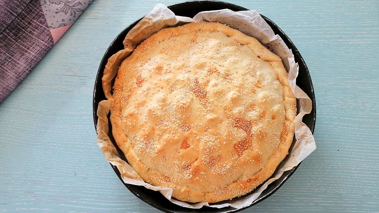 Torta salata cipollina, con pasta brisée 5