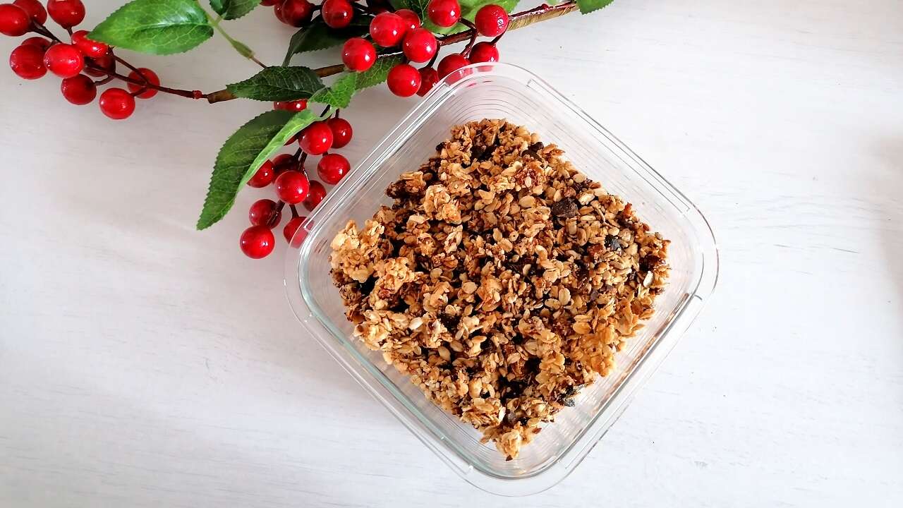 Granola alle nocciole fatta in casa 3